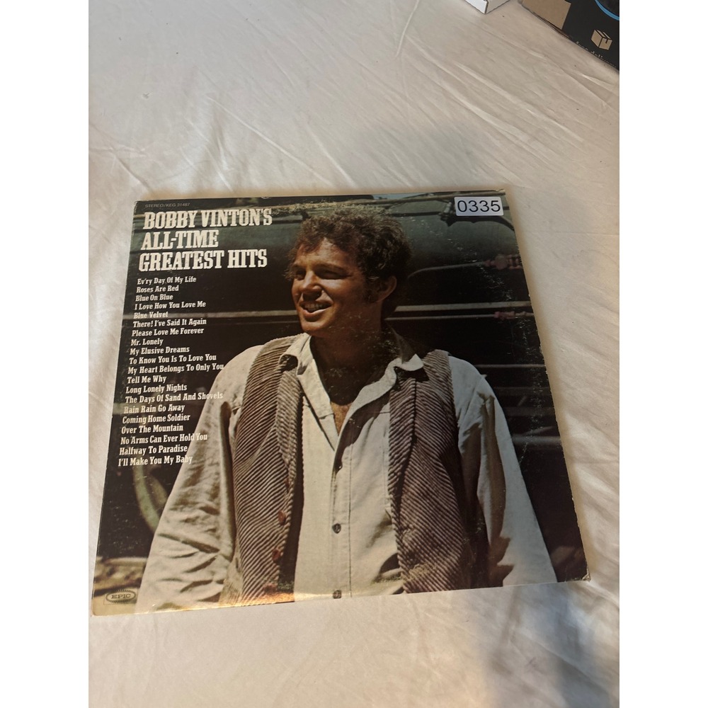 Bobby Vinton All-Time Greatest Hits Vinyl LP 12" Black Good Gatefold 2-LP Epic